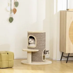 REDOM Arbre à chat Polyester 60x60x61cm (4070866219157_CAFR)