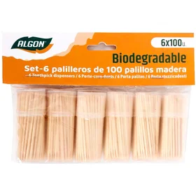 Algon Tandpinde 6 x 100 pcs