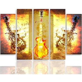 Feeby Tableau Guitare 250x120cm