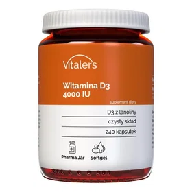 Vitaler's Vitamin D3 4000IU 240 Capsules