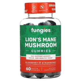 Fungies Lion's Mane Mushroom Gummies 60pcs