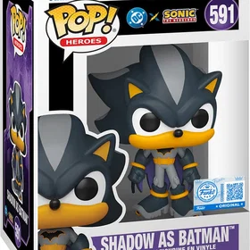 Funko POP! DC x Sonic The Hedgehog Shadow as Batman