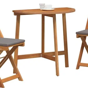 vidaXL Bistro Set with Cushion 3 Pieces 4105508