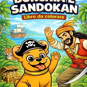 Borchia e Sandokan Färgläggningsbok