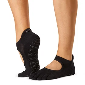 ToeSox Grip Full Toe Bellarina Korte Sokker 2-pack (Dame)