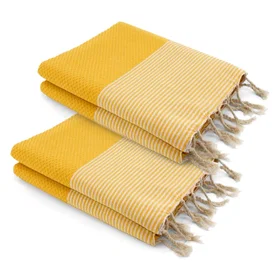 Febronie Honeycomb XXL Cotton Serviette 200x200cm 2-pack