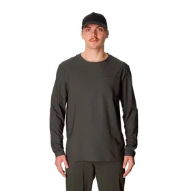 Houdini Cover Långärmad T-shirt Green Illusion (Herr)