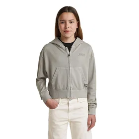 G-star Cropped Full Zip Sweatshirt (Kvinnor)