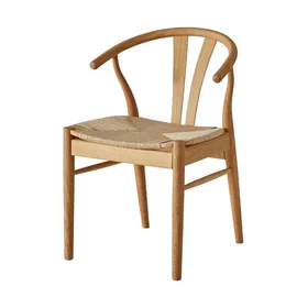 Hammel FRIDA Spisebordsstol Olieret Eg & Naturlig Papirsnøre 4-Pack