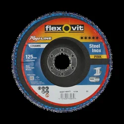 Flexovital + Rödbeta Flexovit MegaLine Flap Disc 125x23.23mm Inox 66261146415