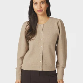 Neo Noir Nuna Knit Cardigan (Dam)