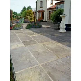 Marshalls Heritage Riven Old Yorkstone Paving Slab 450x450x38mm