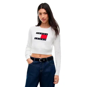 Tommy Jeans Sparkle Flag Sweater (Dam)