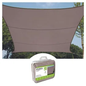 Perel Voile d'ombrage polyester rectangulaire 4x3 m taupe GSS4430TA