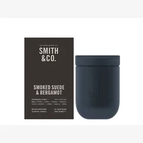 Smith & Co Smoked Suede & Bergamot Doftljus 50h