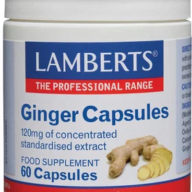 Lamberts Ginger 120mg 60 Capsules