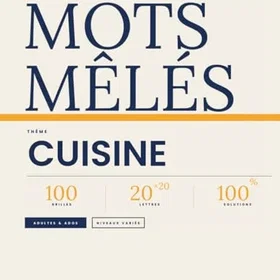 Mots-Mêlés Livre de mots cachés
