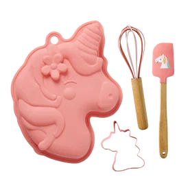 Rice Bakset Unicorn Love Set of 4