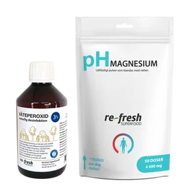 Re-Fresh Superfood Hydrogen Peroxide + Magnesium Pulver