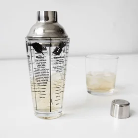 Kikkerland Mix Master Cocktail Shaker 16OZ
