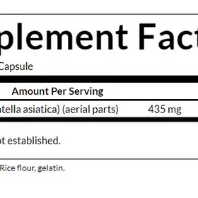 Swanson Full Spectrum Gotu Kola 435mg 60 Kapsler