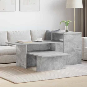 vidaXL Konsolbord Grå 91.5x35x38.5 cm Konstruerat trä 891163