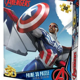 Prime 3D PRiME Marvel Avengers Falcon 3D Lenticular Puzzle 500 Pieces