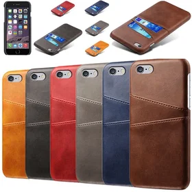 Pu Etfodral med Kortfack för iPhone 6/6s