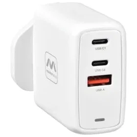 Masterplug USBPLGACC67W/U GaN Super-fast Charger with USB-A + USB-C 67W