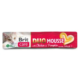 Brit Care Creamy Duo Mousse Kana ja Kurpitsa 4x14g