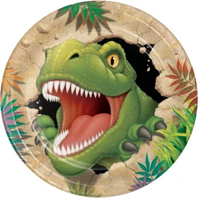 Haza Witbaard Plate Paper Dinosaur