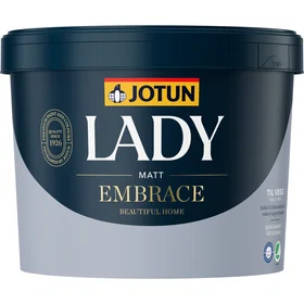 Jotun Lady Embrace Innendørs Maling Hvit 0.9L