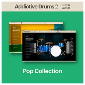XLN Audio Addictive Drums 2 Pop Collection Audio Production Software