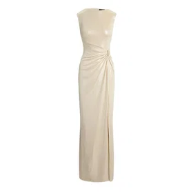 Polo Ralph Lauren Jersey Off-The-Shoulder Gown Maxiklänning