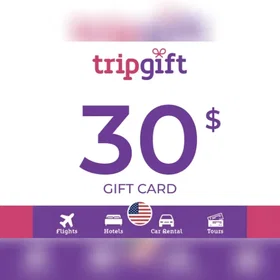 TripGift Gavekort 30 USD