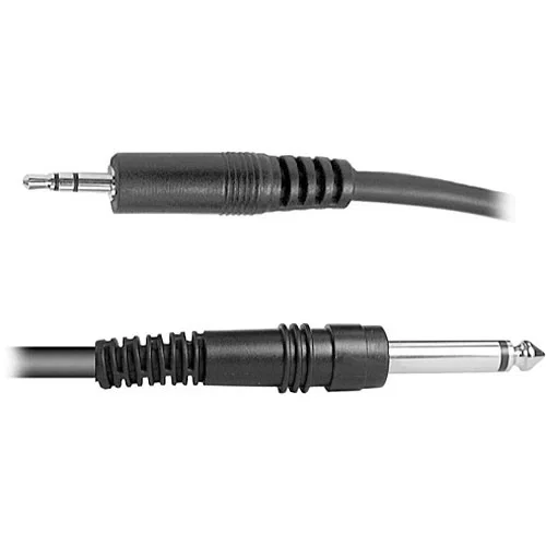 Hosa 3.5mm to 6.35mm TS Cable 1.52m