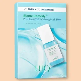 UIQ Biome Remedy Pore Reset PDRN Calming Sheet Mask 5pcs