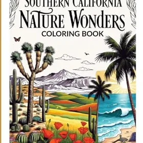 SOUTHERN California Nature Scenes Färgläggningsbok