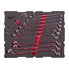 Milwaukee 12DEL Dubbel Öppen Slagnyckel 12pcs