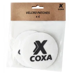 CoXa Carry Velcro Patches Läpinäkyvä Valkoinen Musta/Valkoinen 4-pack