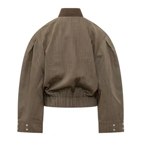 Ganni Heavy Terry Jersey Bomber Jakke (Dame)