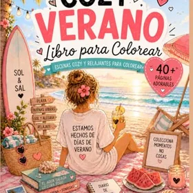 Cozy Verano Libro para Colorear