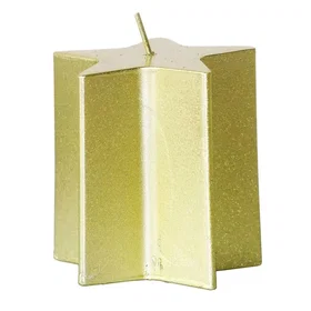 Wadiga Bougie de Noël Étoile 7x7x7.5cm