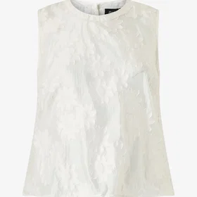 Zizzi Florina Ärmlös Blus (Dam)