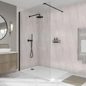 Wetwall Elite Mont Blanc Granit 2 Sided Shower Panel Kit 900x900mm