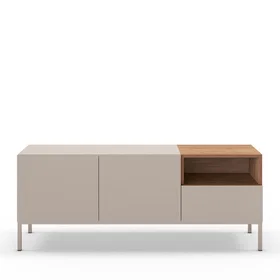 Drawer Quenor meuble TV 2 portes 1 tiroir 140cm