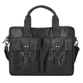 Pride and Soul Attaché Case (40 cm, Musta, Nahka)