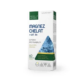 Medica Herbs Magnesium Chelate 100mg 60 Capsules