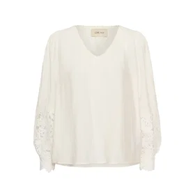 Cream Tina L/S Blouse (Women's)