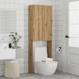 vidaXL Artisan High Cabinet 64x25.5x190cm Oak (856647)